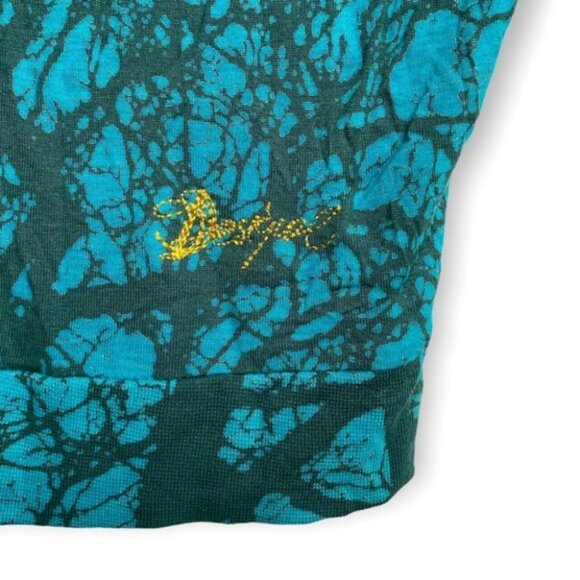 Desigual Teal Short Dolman Sleeve Oversized Top - Picture 6 of 10